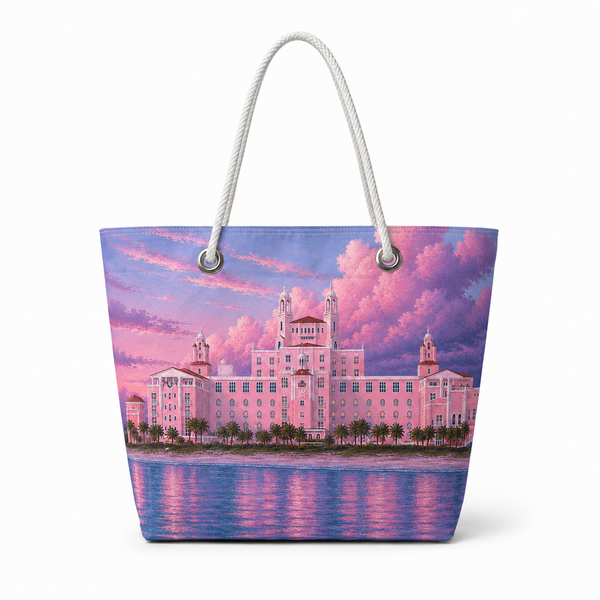 Don CeSar Recycled Sail Bag | Original Florida Art – Medium