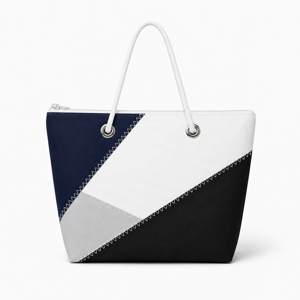 Spinnaker Patchwork Recycled Sail Bag – Medium