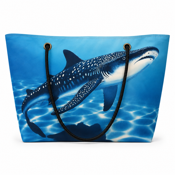 Whale Shark Recycled Sail Bag | Original Florida Art – XXL