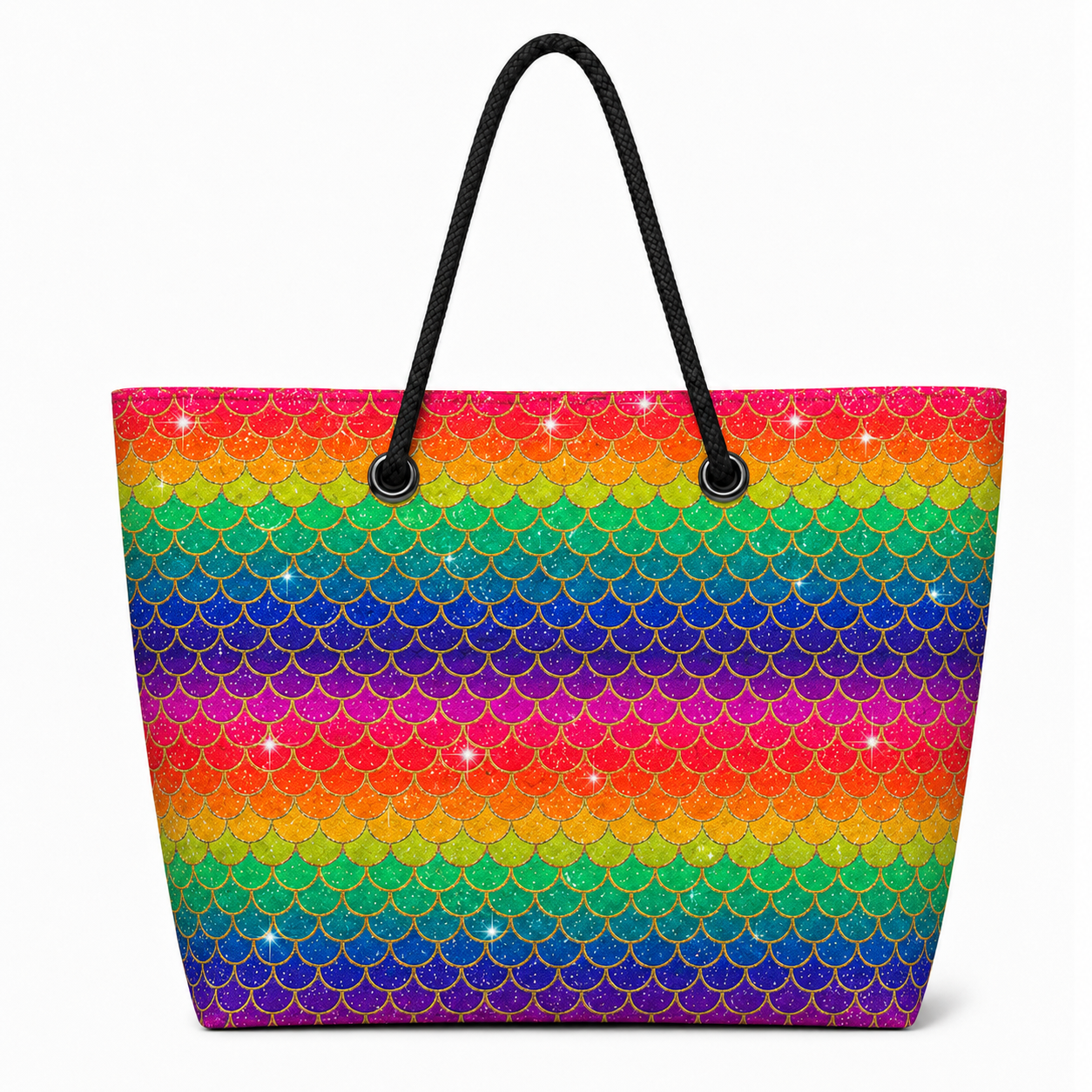 Rainbow Mermaid Recycled Sail Bags