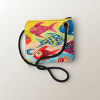 Jen's Fish recycled sail bag – crossbody, handcrafted in Florida