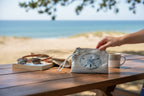 Recycled Sail Sand Dollar Tote Bag: Original Art Crossbody