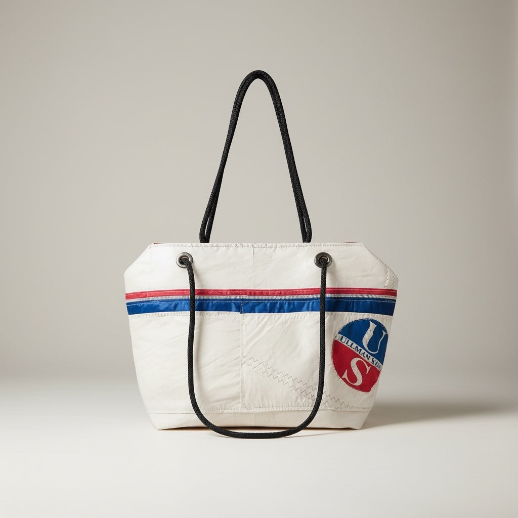 Custom recycled sail tote – design view 9, handcrafted in Florida