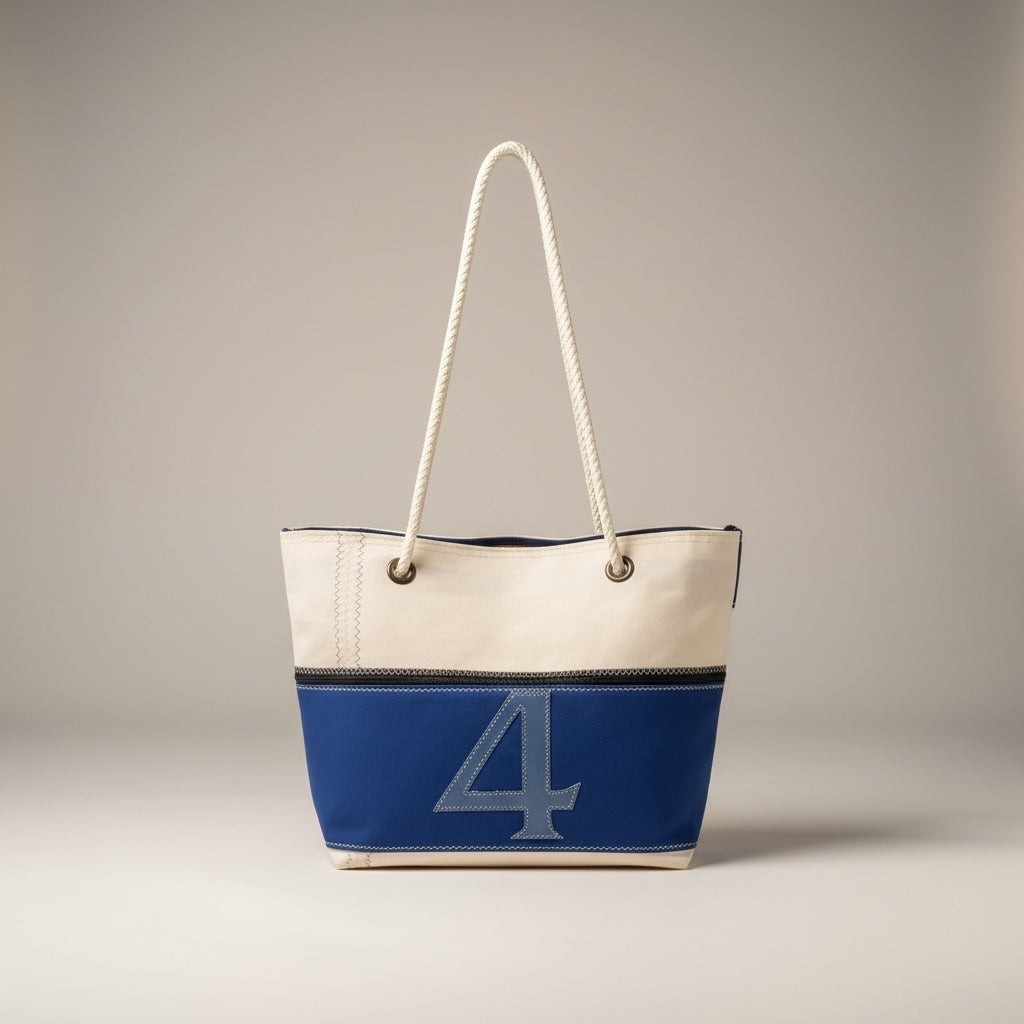 Custom recycled sail tote – design view 11, handcrafted in Florida