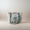 Recycled Sail Sand Dollar Tote Bag: Original Art Crossbody