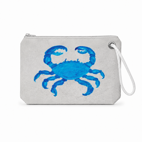 Blue Crab Recycled Sail Bag | Original Florida Coastal Art