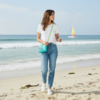 Original Sea Turtle Art Recycled Sail Tote Bag