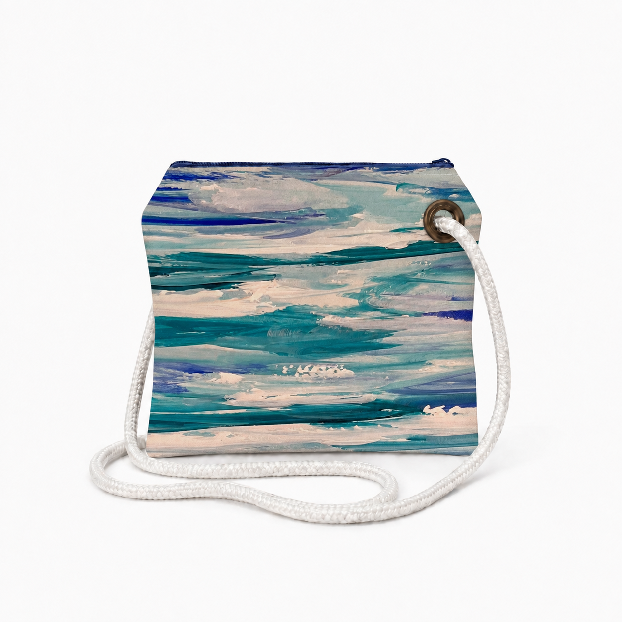 Boca Ciega crossbody recycled sail bag