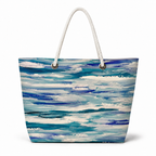 Boca Ciega large recycled sail tote bag