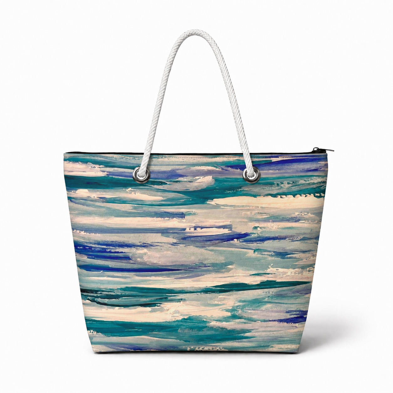 Boca Ciega medium recycled sail tote bag