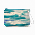 Boca Ciega wristlet recycled sail bag