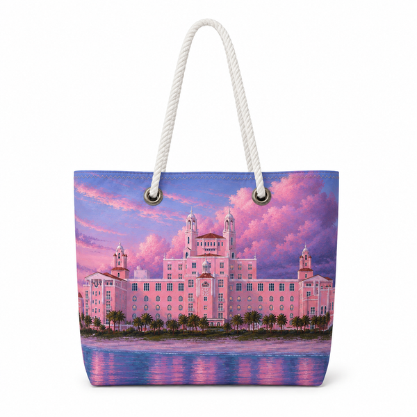 Don CeSar Recycled Sail Bag | Original Florida Art – Large