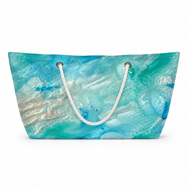 Emerald Ocean Recycled Sail Bag | Original Florida Coastal Art – XXL
