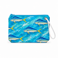 Mahi mahi recycled sail wristlet handmade in St. Petersburg, Florida