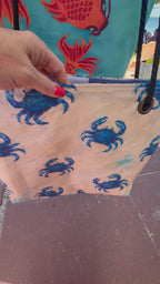 Lots of Blue Crabs recycled sail bag video