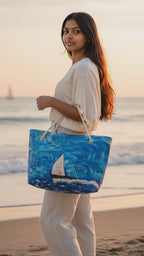 Starry Sailboat recycled sail bag video