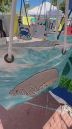 Realistic Manatee recycled sail bag video
