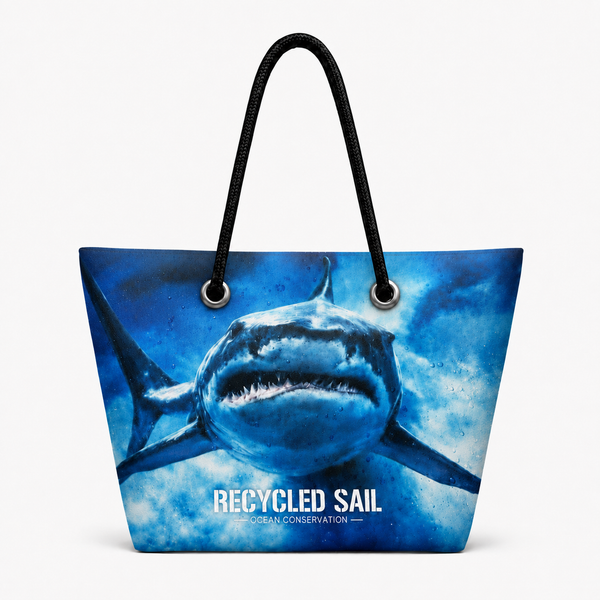Recycled Sail Shark Bag – Large