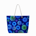 Sea Urchin large recycled sail tote bag with marine Velcro closure