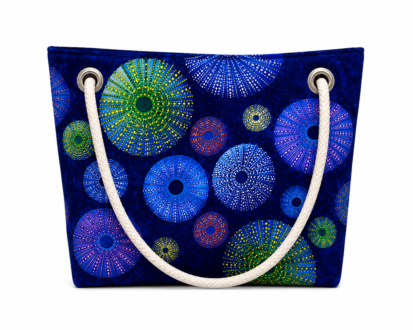 Sea Urchin large recycled sail tote bag