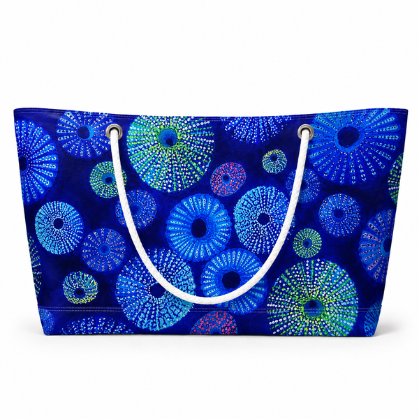 Sea Urchin Recycled Sail Bag | Original Coastal Art – XXL