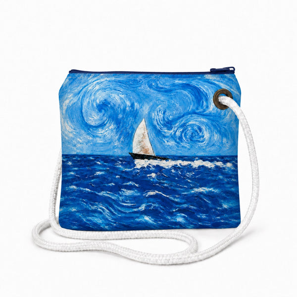 Starry Sailboat Recycled Sail Bag – Crossbody