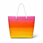 Sunset large recycled sail tote bag