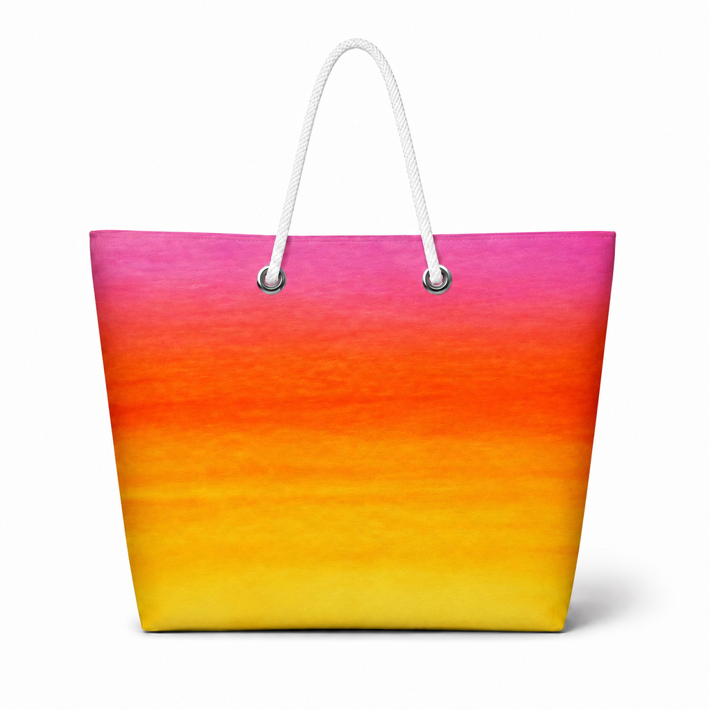Sunset XL recycled sail tote bag