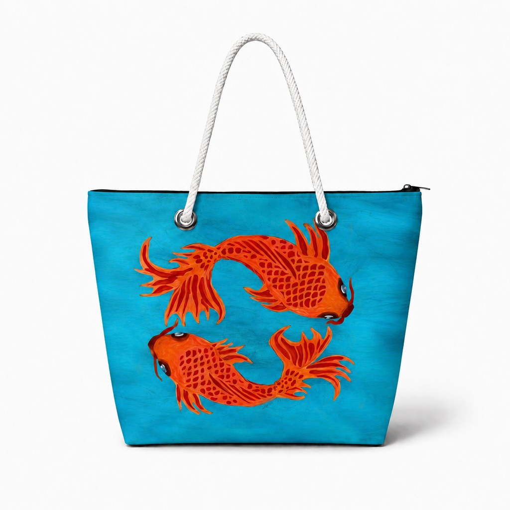 Two Fish recycled sail medium tote