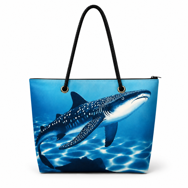 Whale Shark Recycled Sail Bag | Original Florida Art