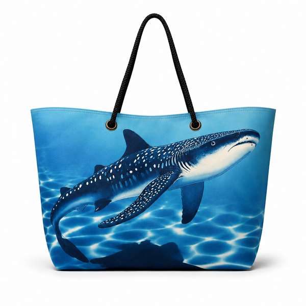 Whale Shark Recycled Sail Bag | Original Florida Art – XL