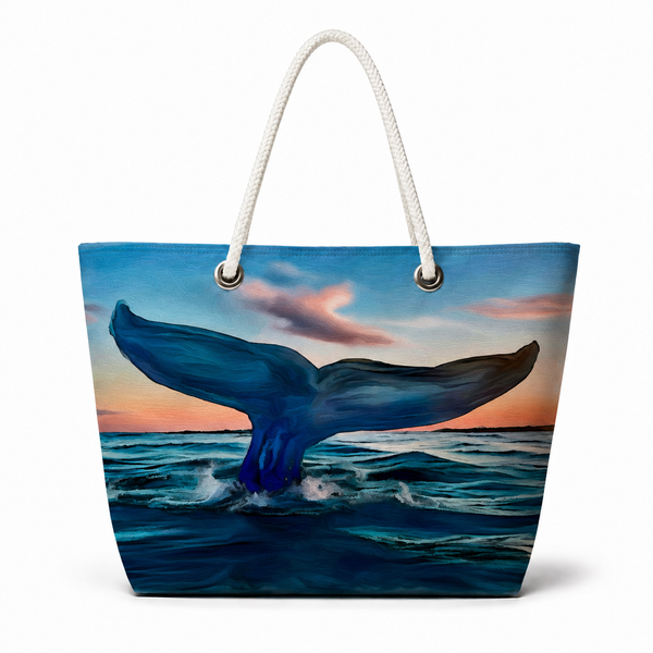Whale Tail Recycled Sail Bag | Original Florida Art
