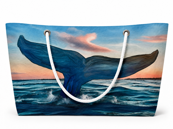 Whale Tail Recycled Sail Bag | Original Florida Art – XXL