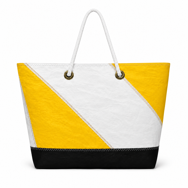 Yellow Spinnaker Recycled Sail Bag – XL