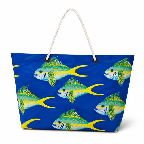 Yellowtail large recycled sail tote bag